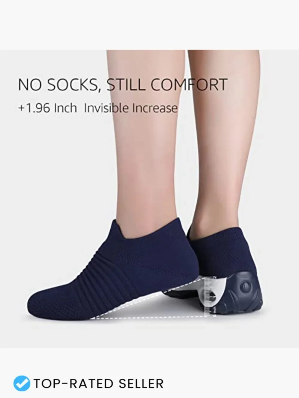 Women's Slip On Walking Sneakers Cushioned Comfort Athletic Shoes for Work
